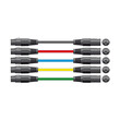 XF-XM150BK Καλώδια Μικροφώνου XLR Female - XLR Male 1.5m (Τεμάχιο)