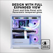 ARMAGGEDDON E-ATX RGB TRANSPARENT FISH TANK GAMING CASE AQUARON XTREME WHITE