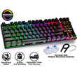 ARMAGGEDDON MECH KEYBOARD BLUETOOTH/WIRED STARLING BLK