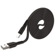 LAMTECH TYPE-C FLAT CHARGING CABLE 1M BLACK