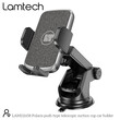 LAMTECH TELESCOPIC SUCTION CUP CAR HOLDER BLACK
