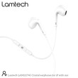 LAMTECH LIGHTNING WIRED EARPHONES WITH MICROPHONE WHITE