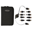 RC1477U . OKION Travel Kit με αναδιπλούμενο καλώδιο Spin-n-Go