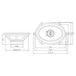WH-5703 . Ηχεία Ζευγάρι 3 Δρόμων 5x7" WH-5703 FORD BLOW