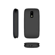 LAMTECH FLIP PHONE 2.8' DISPLAY WITH BT, FM RADIO, SOS, 1400 mAh, GR MENU FLIP-X BLACK