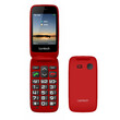 LAMTECH FLIP PHONE 2.8' DISPLAY WITH BT, FM RADIO, SOS, 1400 mAh, GR MENU FLIP-X RED
