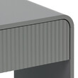 Κομοδίνο Zeplen pakoworld MDF σε γκρι απόχρωση 40x40x53εκ