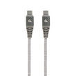 CABLEXPERT 60W TYPE-C PD PREMIUM CHARGING & DATA CABLE 1,5M SPACEGREY