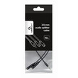 CABLEXPERT 3,5MM AUDIO SPLITTER CABLE 10CM BLACK