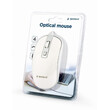 GEMBIRD USB WIRED OPTICAL MOUSE WHITE/SILVER