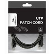 CABLEXPERT UTP CAT6 PATCH CORD BLACK 2M