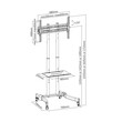 SBOX MOBILE FLOOR STAND 32"-70"