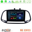 Bizzar m8 Series Fiat Doblo 2015-2022 8core Android12 4+32gb Navigation Multimedia Tablet 9&quot; u-m8-Ft0909