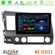Bizzar m8 Series Honda Civic 2006-2011 8core Android12 4+32gb Navigation Multimedia Tablet 9&quot; u-m8-Hd908