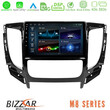 Bizzar m8 Series Mitsubishi L200 2016-&Gt; &Amp; Fiat Fullback (Auto A/c) 8core Android12 4+32gb Navigation Multimedia Tablet 9&quot; u-m8-Mt0719