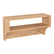 Κρεμάστρα Crosta pakoworld σε oak απόχρωση 80x28x40εκ
