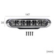 DLAA  ΠΡΟΒΟΛΕΙΣ ΙΝΟΧ DAYLIGHT LED ΜΠΛΕ 12V