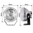 DLAA  ΠΡΟΒΟΛΕΙΣ ΟΜΙΧΛΗΣ ME LED ANGEL EYE H3 12V 55W 2 ΤΕΜ.