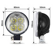 OEM  ΠΡΟΒΟΛΑΚΙ LED SPOT EPISTAR Φ 80mm 12W 10-30V 880LM, 6000-6500K