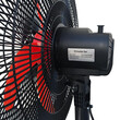 VenCore - Ανεμιστήρας με Ορθοστάτη 70w Μαύρο/Κόκκινο με Τηλεχειριστήριο, Χρονοδιακόπτη και Ρυθμιστή Έντασης