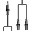 AvLink 112.046UK Καλώδιο 3.5mm Stereo Βύσμα - 2 x 3.5mm Stereo Υποδοχή 1,2m (Τεμάχιο)