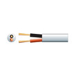 Mercury 801.817UK-1 Καλώδιο Ηχείων Διπλής Μόνωσης 100V Line Εξωτερικού Χώρου 2x1.15mm White (Ανά Μέτρο)