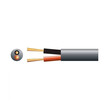 Mercury 801.818UK Καλώδιο Ηχείων 2 x 1.15mm² Διπλής Μόνωσης 100V Line Εξωτερικού Χώρου 100m Black