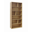 Βιβλιοθήκη Evergin pakoworld mdf σε oak απόχρωση 80x30x180εκ