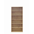 Βιβλιοθήκη Evergin pakoworld mdf σε oak απόχρωση 80x30x180εκ