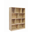 Βιβλιοθήκη Evergin pakoworld mdf σε oak απόχρωση 100x30x135εκ
