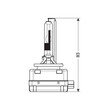 L5854.1 . D3R 35W 12/24V 4.300K 1ΤΕΜ. ΣΕ BLISTER