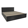 Κρεβάτι Olympus pakoworld με συρτάρι σε wenge απόχρωση 160x200εκ