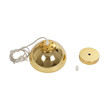 GLOBOSTAR® CRISTIN 999-0037 Μοντέρνο Κρεμαστό Φωτιστικό Οροφής με Ντουί 1 x G4 AC 220-240V IP20 - Χρυσό - Μ18 x Π18 x Υ13cm