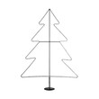 GLOBOSTAR® XMAS-TREE-BIG Χριστουγεννιάτικο Διακοσμητικό Φωτιστικό LED 27.3W 1092lm 360° AC 220-240V Αδιάβροχο IP65 Θερμό Λευκό 2700K  - Μαύρο & Διάφανο - Μ134 x Π25 x Υ188cm - 2 Χρόνια Εγγύηση