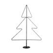 GLOBOSTAR® XMAS-TREE-SMALL Χριστουγεννιάτικο Διακοσμητικό Φωτιστικό LED 19,5W 780lm 360° AC 220-240V Αδιάβροχο IP65 Θερμό Λευκό 2700K - Μαύρο & Διάφανο - M102 x Π25 x Υ142cm - 2 Χρόνια Εγγύηση