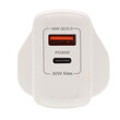 LAMTECH 2-IN-1 EU/UK CHARGER USB QC3.0/TYPE-C WITH ADAPTER 30W