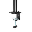 GEMBIRD ADJUSTABLE DESK 4-DISPLAY MOUNTING ARM (RTS) 13'-32' BLACK