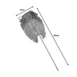 Διακοσμητικό Flerry Inart ψαθα σε φυσική απόχρωση 20x200x8εκ