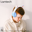 LAMTECH BT5.3 KIDS HEADPHONES CRYSTAL BLUE DOGGY DOG