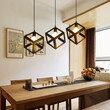 VenCore - CubeLight Black - Μοντέρνο Κρεμαστό Μονόφωτο Φωτιστικό E27 Industrial Μεταλλικό Μαύρο Κύβος - Μ25 x Π25 x Υ25cm