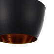 VenCore - Zeno Black Drop - Κρεμαστό Μονόφωτο E27 Μοντέρνο Μέταλλο Μαύρο Καμπάνα - Μ24 x Π24 x Υ30cm