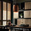 VenCore - Barrel Light - Κρεμαστό Μονόφωτο E27 Vintage Ξύλο Καφέ Βαρέλι - Μ22 x Π22 x Υ29cm