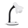 VenCore - Flexi Desk White - Επιτραπέζιο Μονόφωτο E27 Μοντέρνο Μέταλλο Λευκό Καμπάνα - Μ12 x Π12 x Υ32cm
