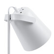 VenCore - Focus Desk White - Επιτραπέζιο Μονόφωτο E27 Μοντέρνο Μέταλλο Λευκό Καμπάνα - Μ12 x Π15 x Υ38cm