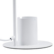 VenCore - Focus Desk White - Επιτραπέζιο Μονόφωτο E27 Μοντέρνο Μέταλλο Λευκό Καμπάνα - Μ12 x Π15 x Υ38cm