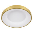 VenCore - Gold Aura - Πλαφονιέρα Μονόφωτο LED 75W Μοντέρνο Χρυσό Minimal 3 Αποχρώσεις - Μ45 x Π45 x Υ8.5cm