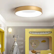 VenCore - Gold Aura - Πλαφονιέρα Μονόφωτο LED 75W Μοντέρνο Χρυσό Minimal 3 Αποχρώσεις - Μ45 x Π45 x Υ8.5cm