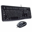 Logitech - Logitech MK120 - Ενσύρματο Σετ Πληκτρολόγιο & Ποντίκι USB - Αγγλικό US - Μαύρο