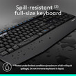 Logitech - Logitech MK345 - Ασύρματο Σετ Πληκτρολόγιο & Ποντίκι USB - Αγγλικό US - Μαύρο
