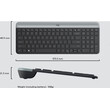 Logitech - Logitech MK470 - Ασύρματο Σετ Πληκτρολόγιο & Ποντίκι USB - Αγγλικό US - Μαύρο